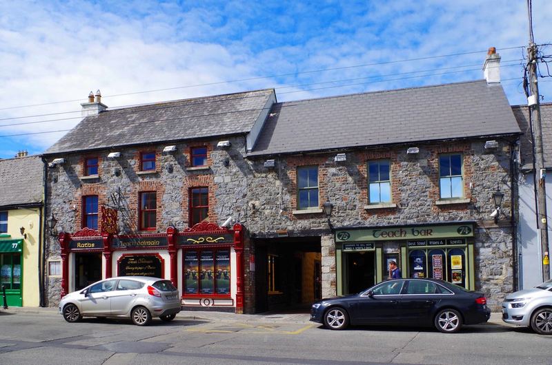 Stone-fronted Raths Teach Dolmain and Teach Bar on Tullow Street, Carlow